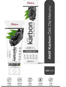 Balen Aktif Karbonlu Diş Macunu 100 Ml