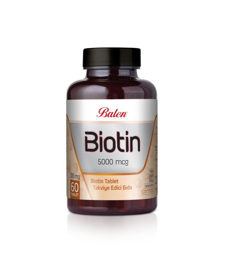 Balen Biotin 300 Mg 60 Tablet