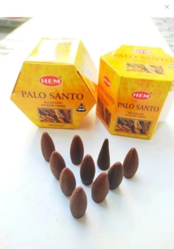 Hem Konik Geri Akış  Tütsü Palo Santo 1 Paket 10 Adet