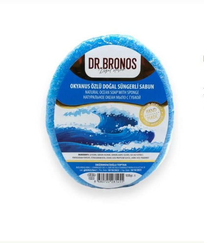 Dr. Bronos Okyanus Özlü Doğal Süngerli Sabun 135 Gr