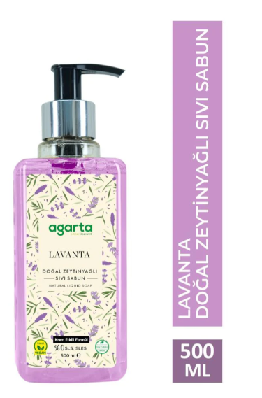 Agarta Lavanta Sıvı Sabun 500 Ml