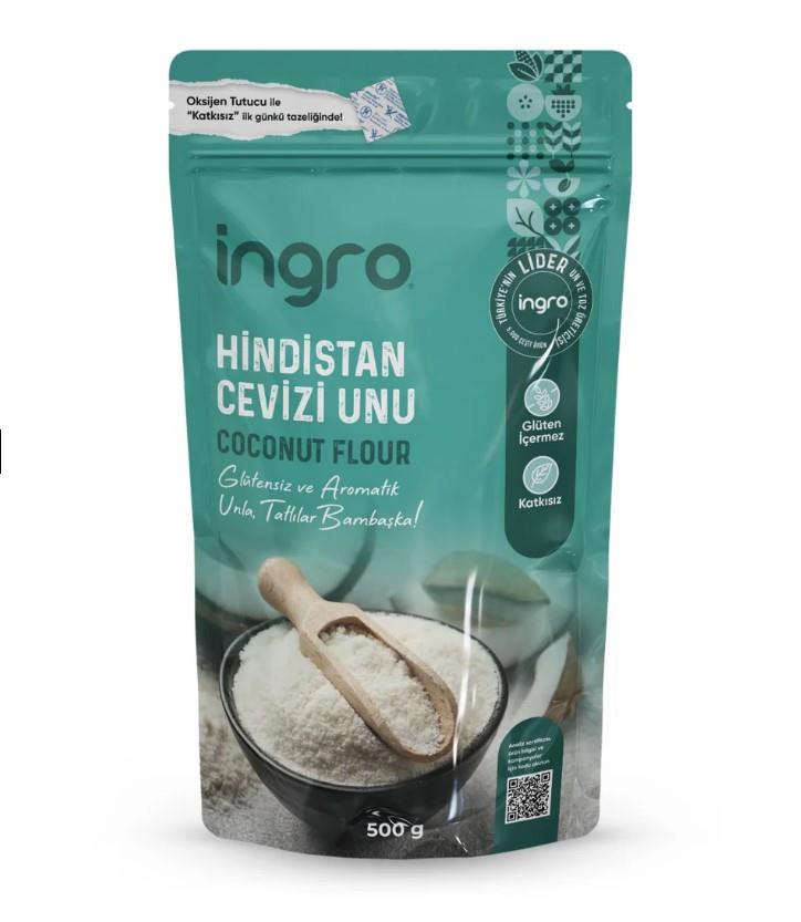 İngro Glutensiz Hindistan Cevizi Unu 500 Gr