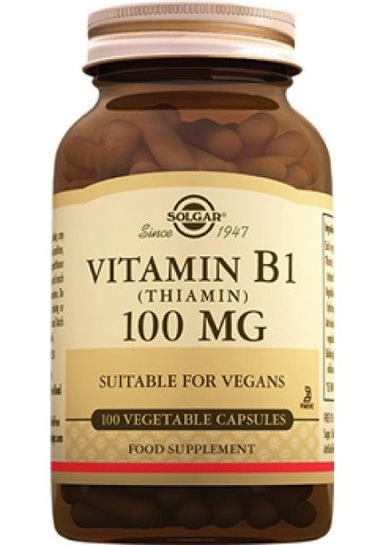 Solgar Vitamin B1 100 Mg 100 Kapsül
