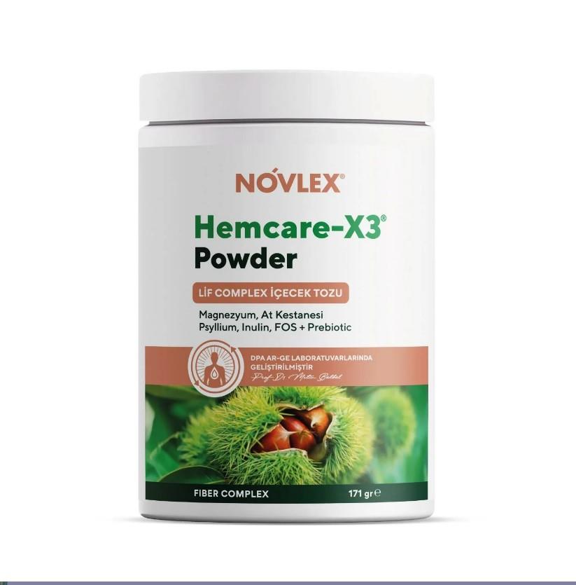 Novlex Hemcare-X3 Powder Magnezyum At Kestanesi Lif Kompleksi 171 Gr