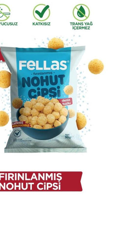 Fellas Nohut Cipsi Deniz Tuzlu 50 g