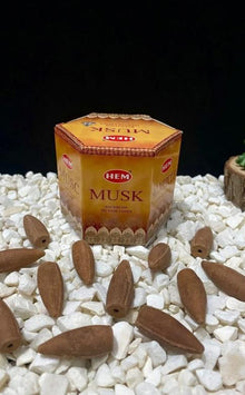 Hem Konik Geri Akış  Tütsü Musk 1 Paket 10 Adet