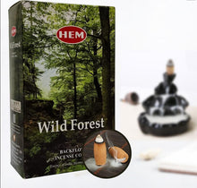 Hem Konik Geri Akış  Tütsü Wild Forest 1 Paket 10 Adet