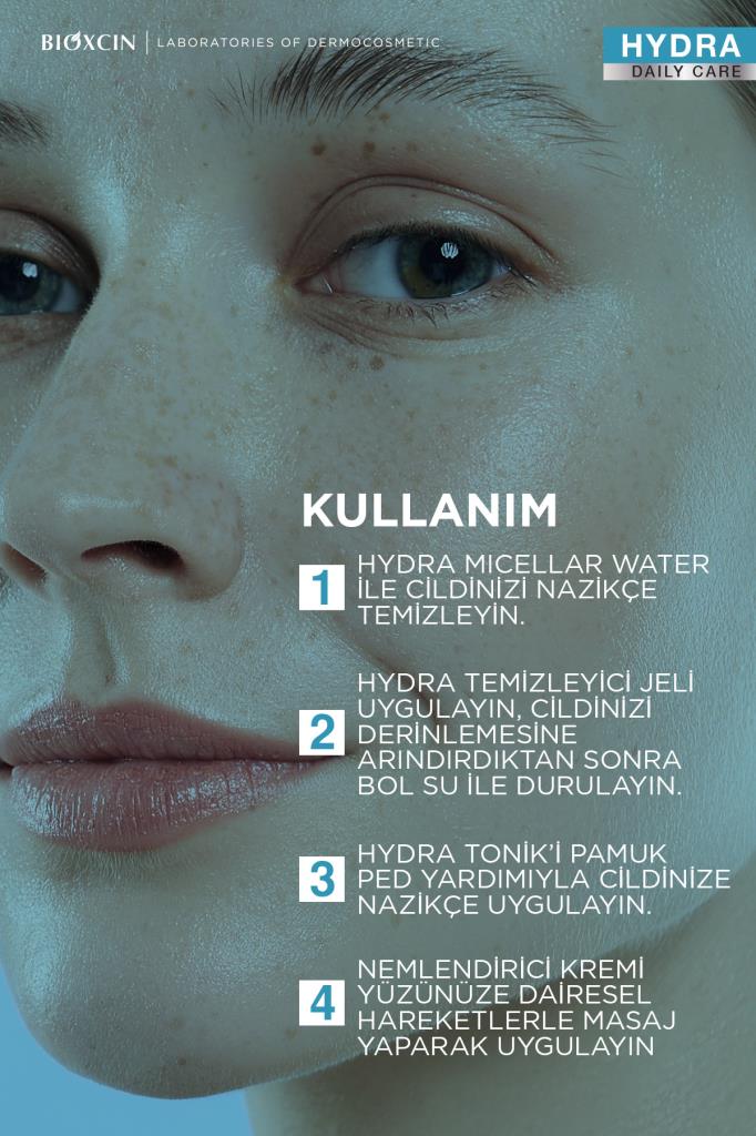 Bioxcin Hydra Karma ve Yağlı Ciltler Nemlendirici Yüz Kremi 50 ml