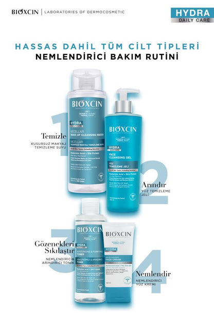 Bioxcin Hydra Karma ve Yağlı Ciltler Nemlendirici Yüz Kremi 50 ml