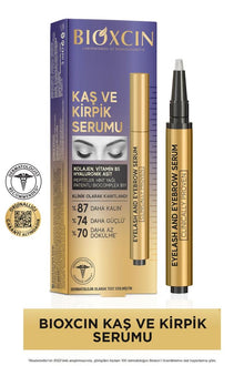 Bioxcin Kaş Kirpik Serumu - Kolajen Hyaluronik Asit Hint Yağı Keratin Peptidleri B5 Biocomplex