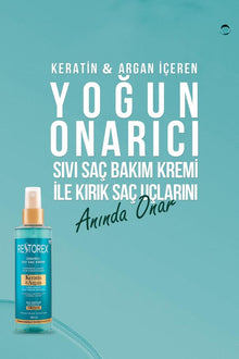 Restorex Keratin & Argan Onarıcı Sıvı Saç Bakım Kremi 200 Ml