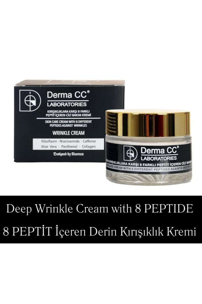 Derma CC Kırışıklıklara Karşı 8 Farklı Peptit Içeren Cilt Bakım Ve Onarım Kremi 50 ml