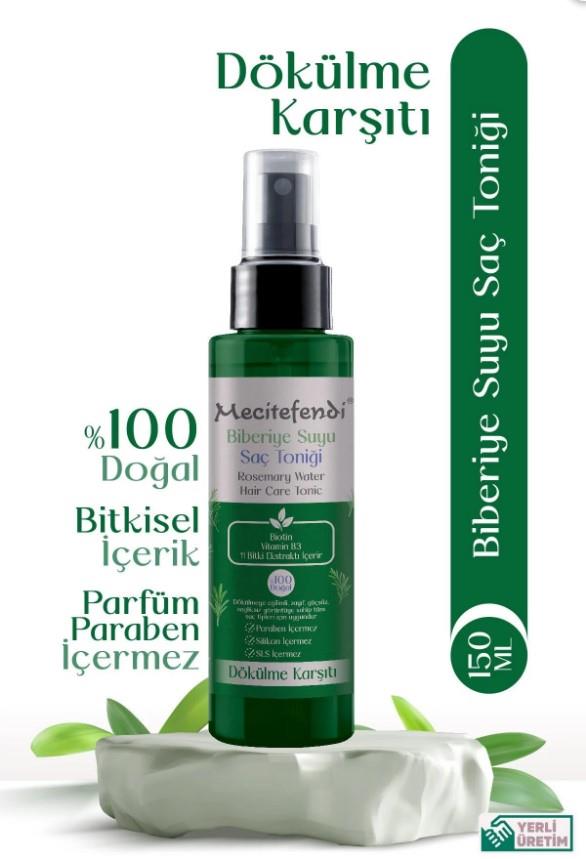 Mecitefendi Biberiye Suyu Saç Toniği 150 Ml Dökülme Karşıtı