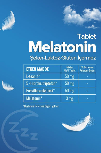 Zühre Ana Melatonin Tablet 3 Mg 90 Tablet