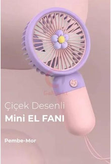 Mini Şarjlı El Fanı