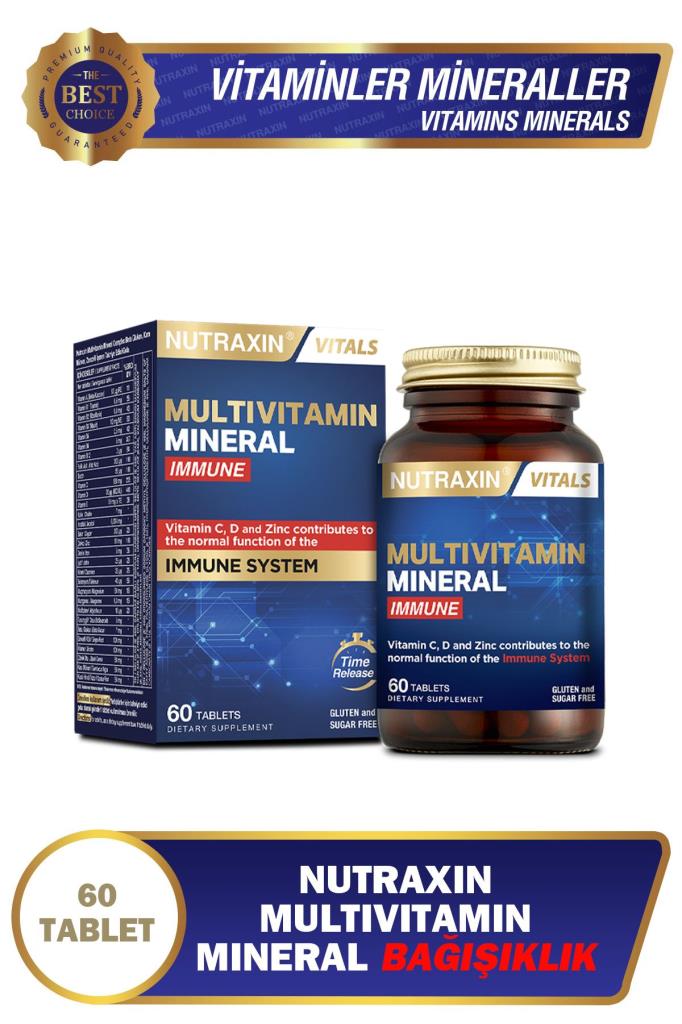 Nutraxin Multivitamin Mineral Immune Complex 60 Tablet