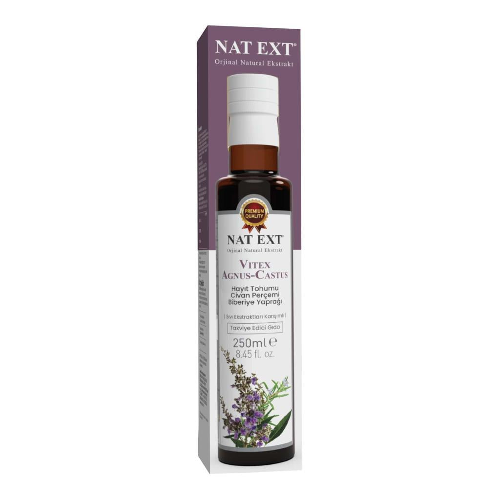 Nat Ext Hayıt Tohumu Civan Perçemi Biberiye Yağrağı Sıvı Ekstrakt Karışımı 250 Ml