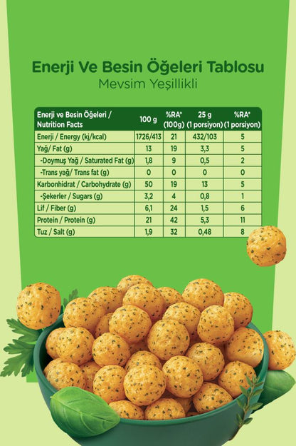 Fellas Nohut Cipsi Mevsim Yeşillikleri 50 g