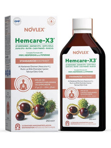 Novlex Hemcare-X3 At Kestanesi Rutin ve Bitki Ekstreleri 250 Ml