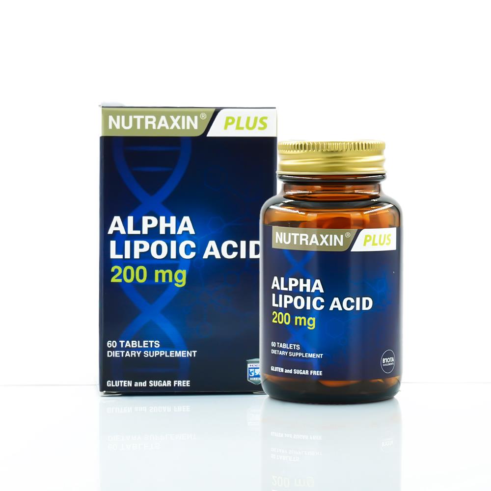 Nutraxin Alpha Lipoic Acid 200 Mg 60 Tablet