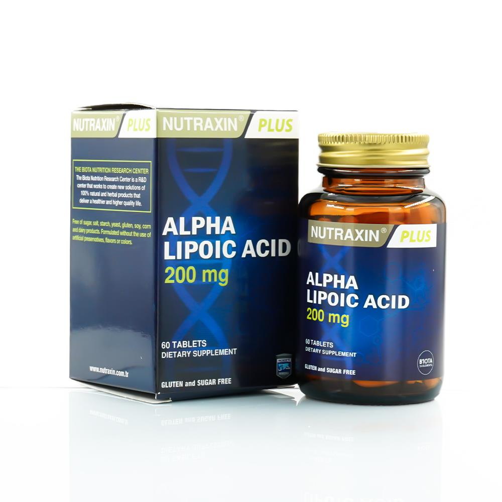 Nutraxin Alpha Lipoic Acid 200 Mg 60 Tablet