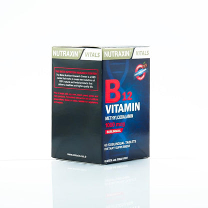 Nutraxin Vitamin B12 1000 Mg 60 Tablets