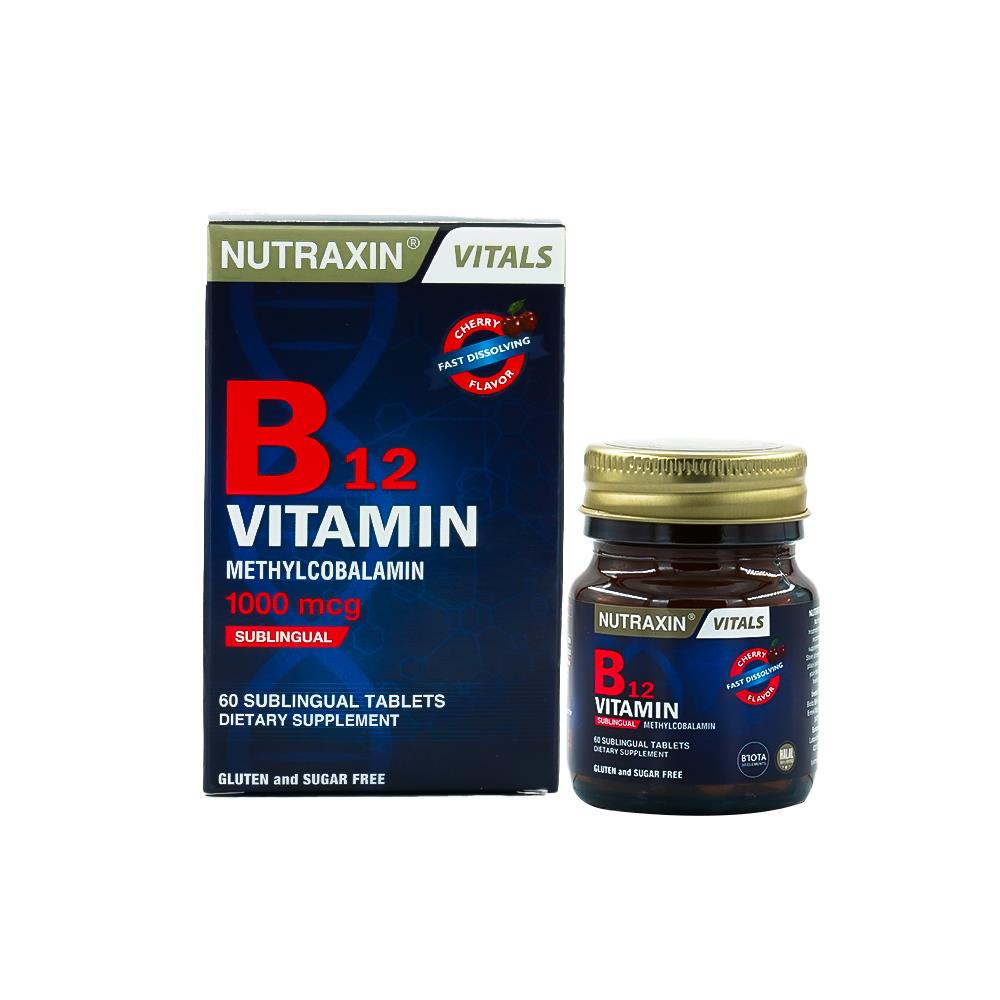 Nutraxin Vitamin B12 1000 Mg 60 Tablets