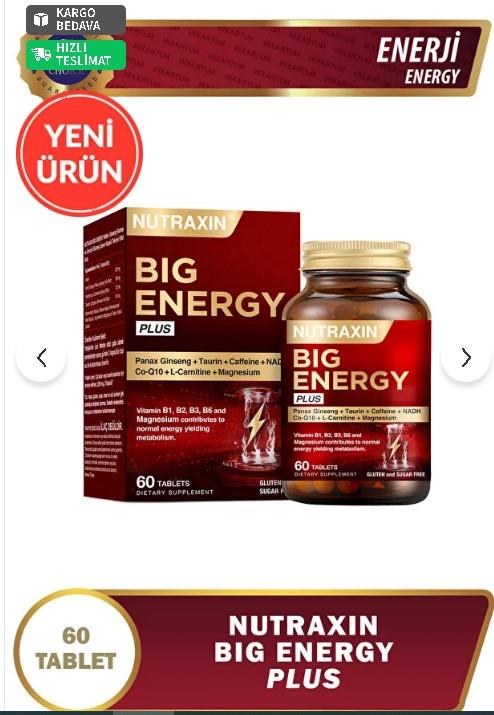 Nutraxın Bıg Energy Plus 60 Tablet