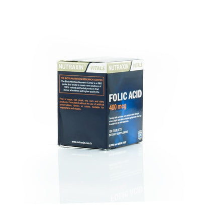 Nutraxin Folic Acid 400 mcg 100 Tablets