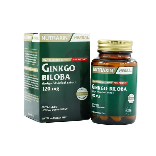 Nutraxin Ginkgo Biloba 120 mg 60 Tablet