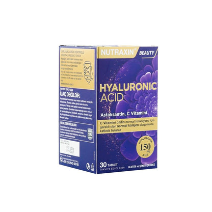 Nutraxin Hyaluronic Acid Astaksantin Vitamin C 150 Mg 30 Tablet