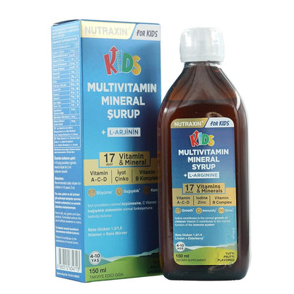 Nutraxin Kids Multivitamin Mineral Şurup 150 Ml