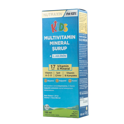 Nutraxin Kids Multivitamin Mineral Şurup 150 Ml