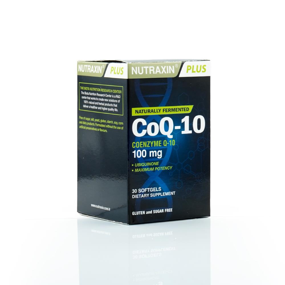 Nutraxin Coenzyme Q10 100 Mg 30 Softgels