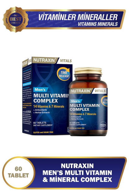 Nutraxin Multivitamin Erkek 60 Tablet