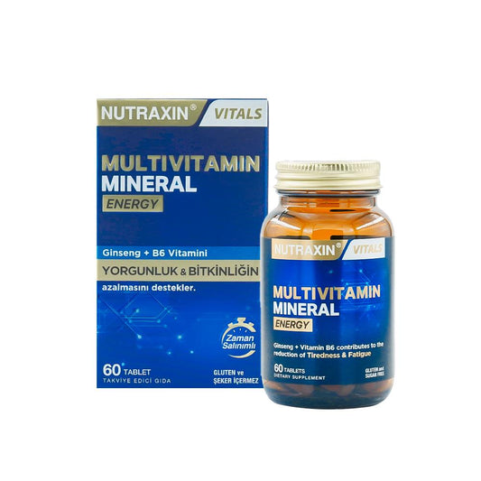 Nutraxin Multivitamin Mineral Energy Complex 60 Tablet