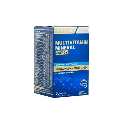 Nutraxin Multivitamin Mineral Energy Complex 60 Tablet