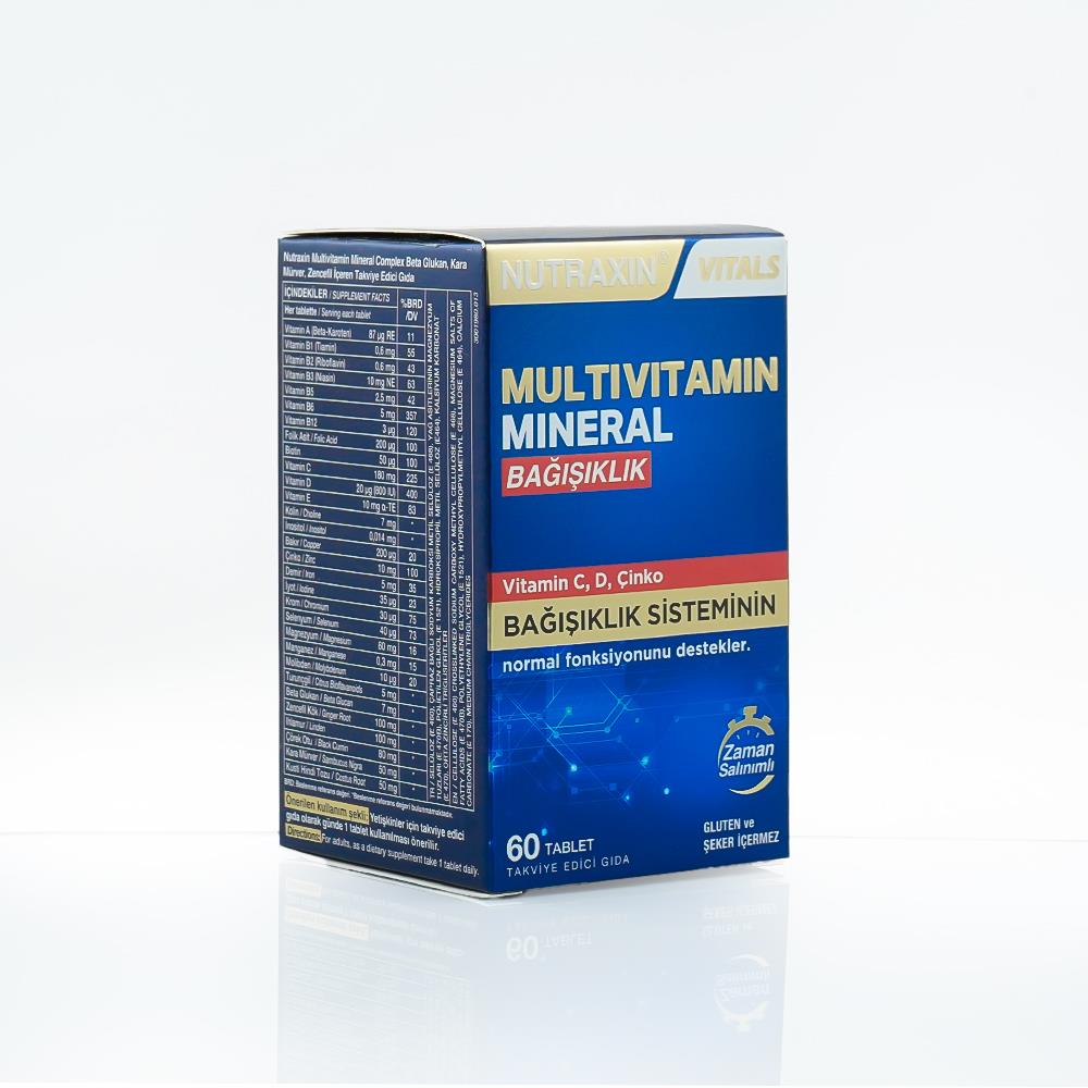 Nutraxin Multivitamin Mineral Immune Complex 60 Tablet