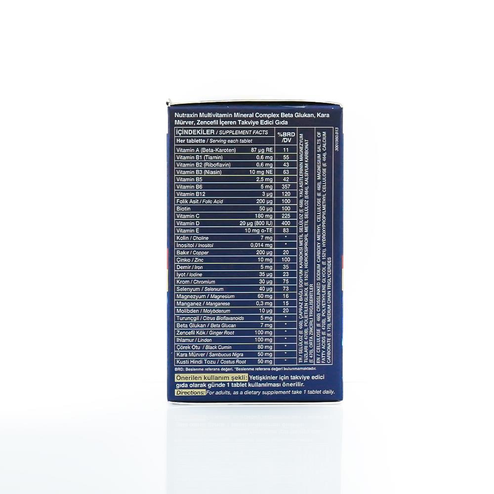 Nutraxin Multivitamin Mineral Immune Complex 60 Tablet