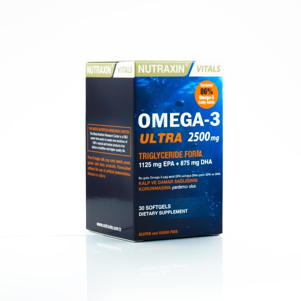 Nutraxin Omega 3 Ultra 2500 Mg 30 Softjel