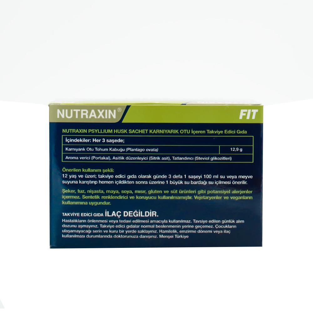Nutraxin Psyllium Husk Fiber 30 x 4g