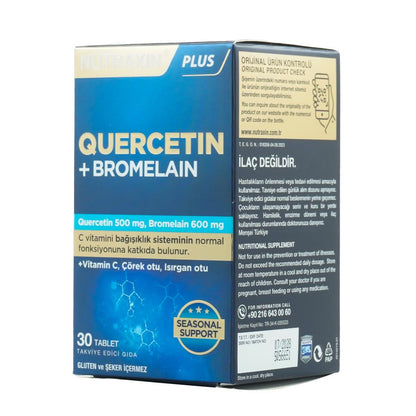 Nutraxin Quercetin + Bromelain 30 Tablet