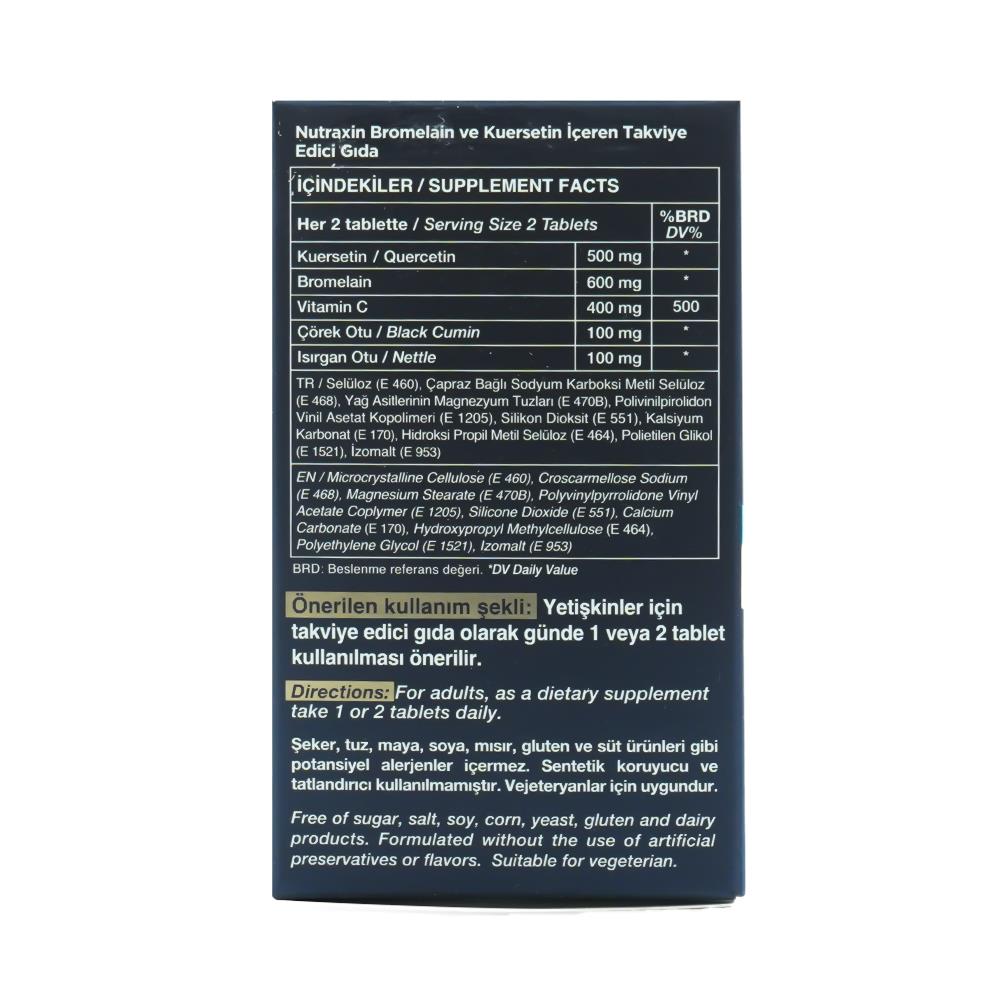 Nutraxin Quercetin + Bromelain 30 Tablet