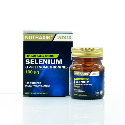 Nutraxin Selenium 100 mcg 100 Tablets