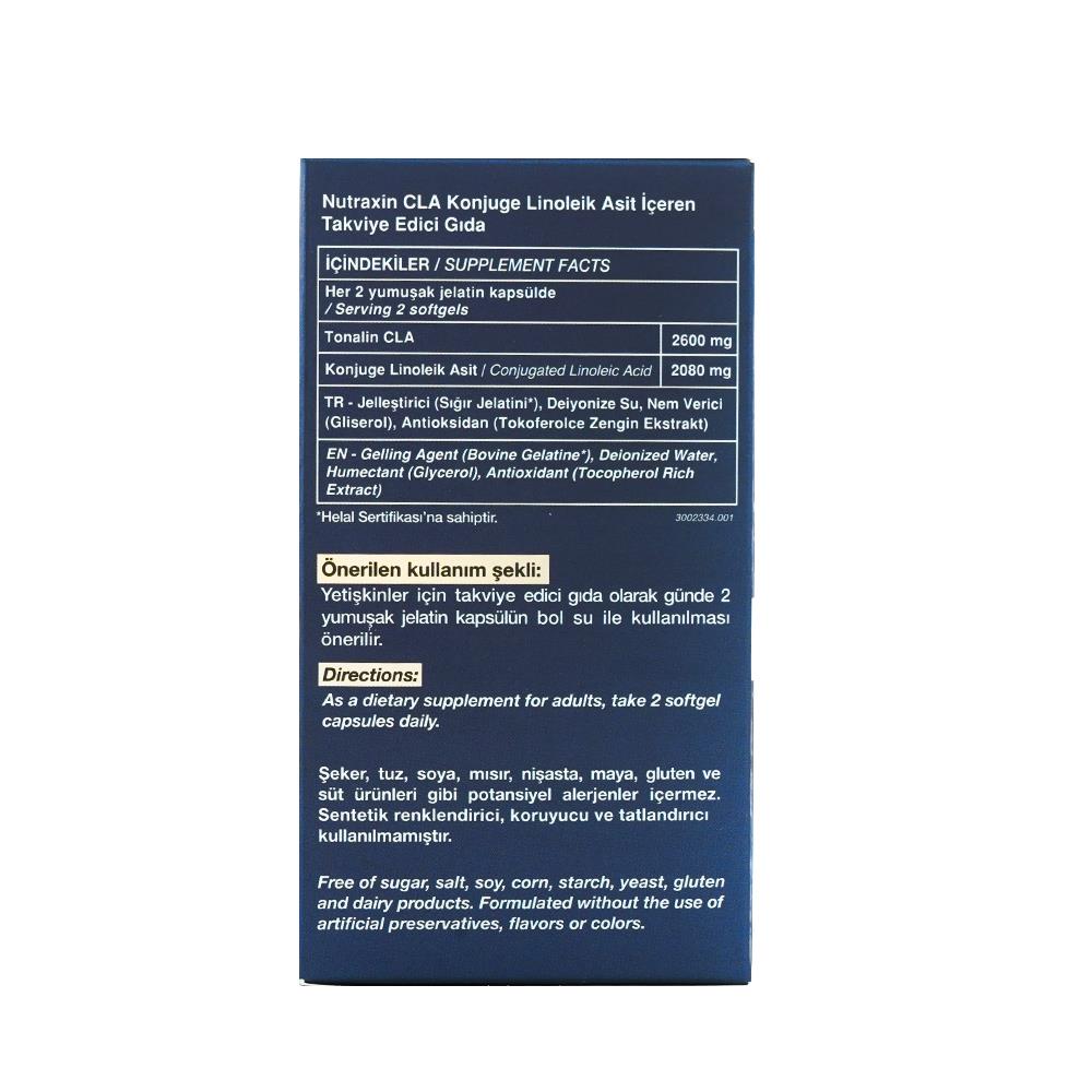 Nutraxin Sport CLA 1300 Mg 60 Softgel