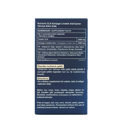 Nutraxin Sport CLA 1300 Mg 60 Softgel