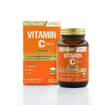 نيوتراكسين فيتامين سي ٥٠٠ مجم ٣٠ قرصًا للمضغ