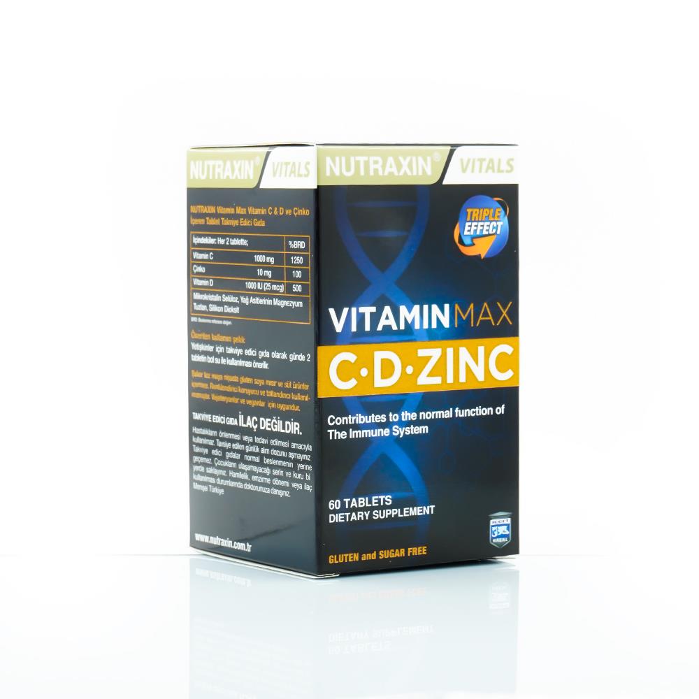نوتراكسين فيتامين ماكس سي دي-زنك 60 قرص