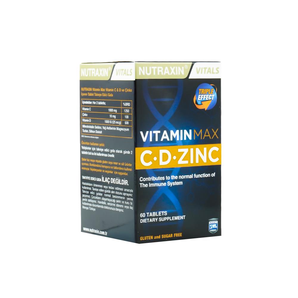 نوتراكسين فيتامين ماكس سي دي-زنك 60 قرص