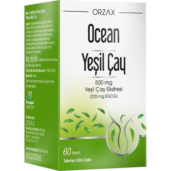 Ocean Green Tea 500 mg 60 Kapsül